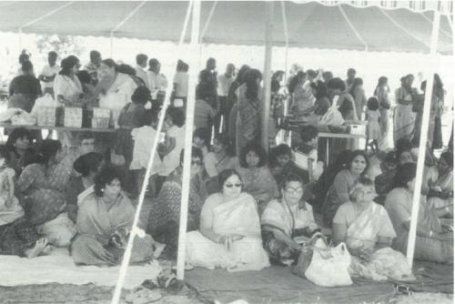 Pongal celebration at the Temple grounds 1988
