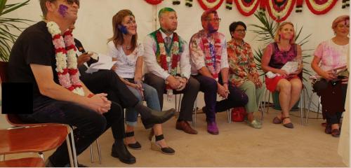 Dignitaries at Holi Celebrations 2019